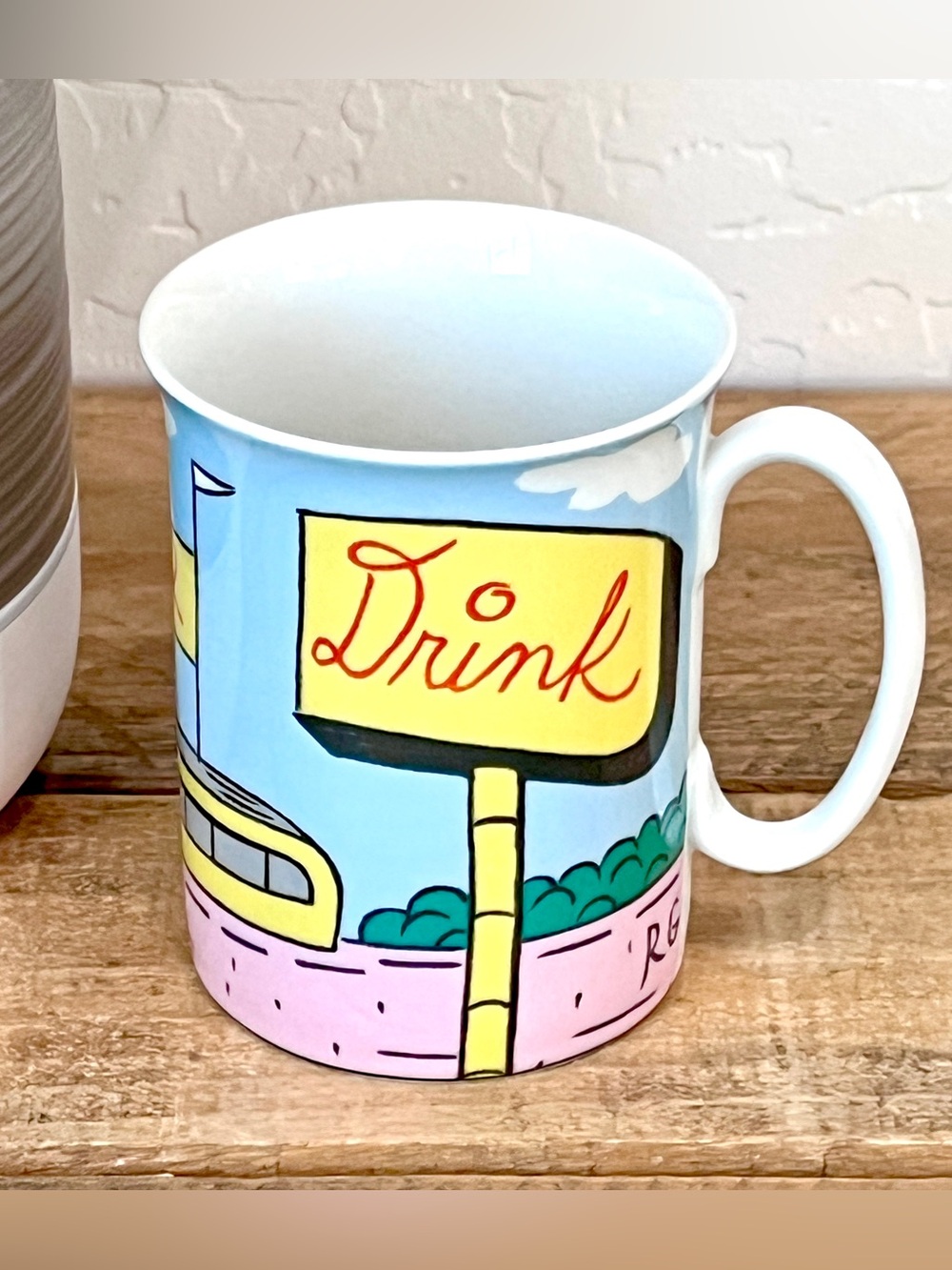 Vintage 1987 Block Spal Eat N Drink Diner Mug Rodney Greenblat - Picture 3 of 5